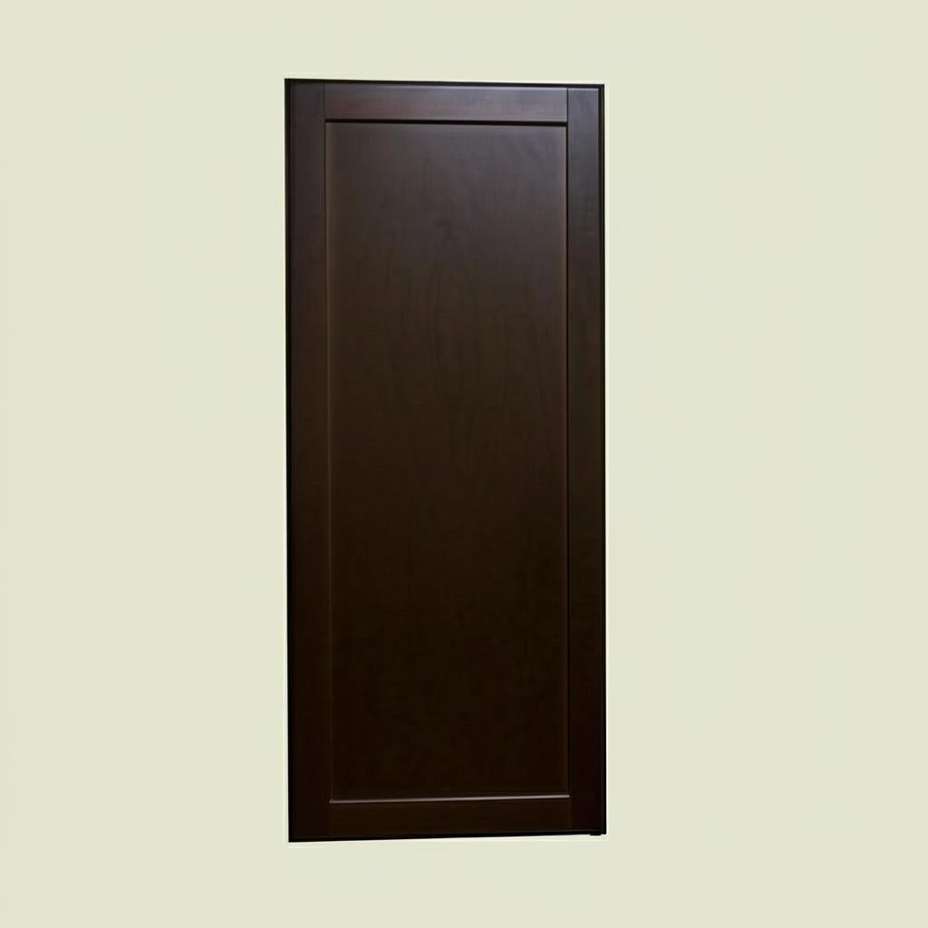 Hampton Bay Shaker Wall Kitchen Cabinet in Java - 18 in. W x 12 in. D x 42 in. H