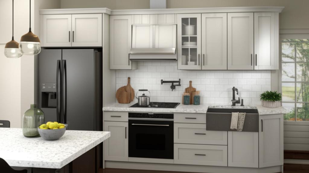 Hampton Bay Designer Series Melvern Wall Kitchen Cabinet in White