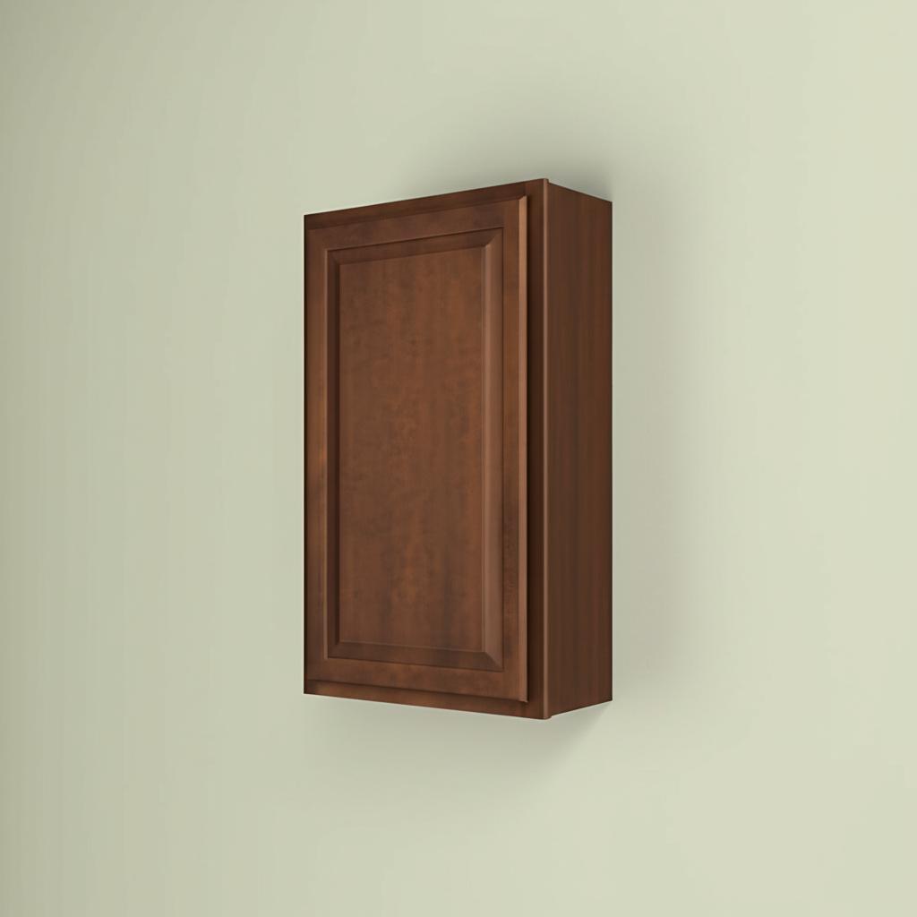 Hampton Bay Hampton 21-inch Wall Kitchen Cabinet in Cognac
