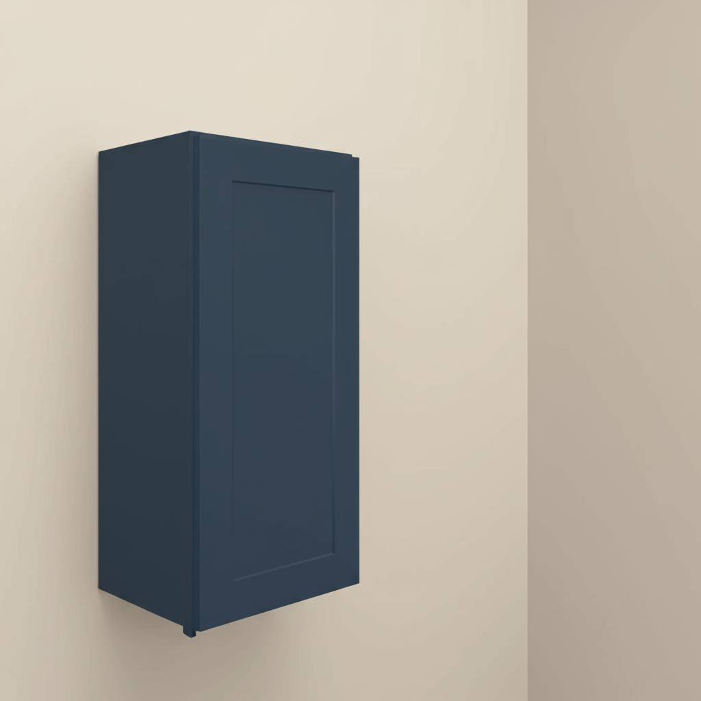 Hampton Bay Avondale Ink Blue Shaker Wall Kitchen Cabinet