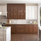 Hampton Bay 42" Wall Kitchen Cabinet in Cognac