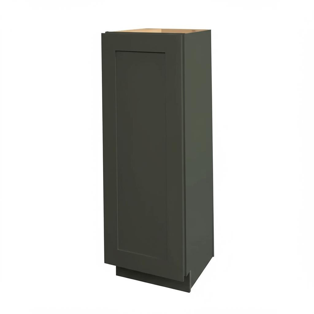 Hampton Bay Avondale 12 in. W x 12 in. D x 36 in. H Ready to Assemble Plywood Shaker Wall Kitchen Cabinet in Fern Green