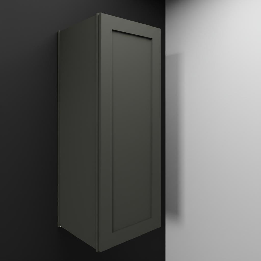 Hampton Bay Avondale 12 in. W x 12 in. D x 36 in. H Ready to Assemble Plywood Shaker Wall Kitchen Cabinet in Fern Green