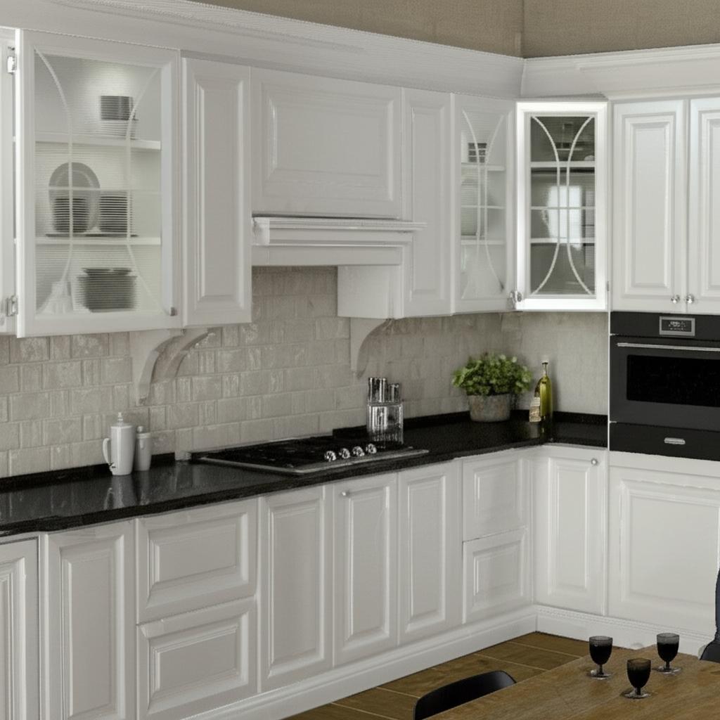Hampton Bay Designer Series Elgin Wall Kitchen Cabinet, 18x42x12 in, White