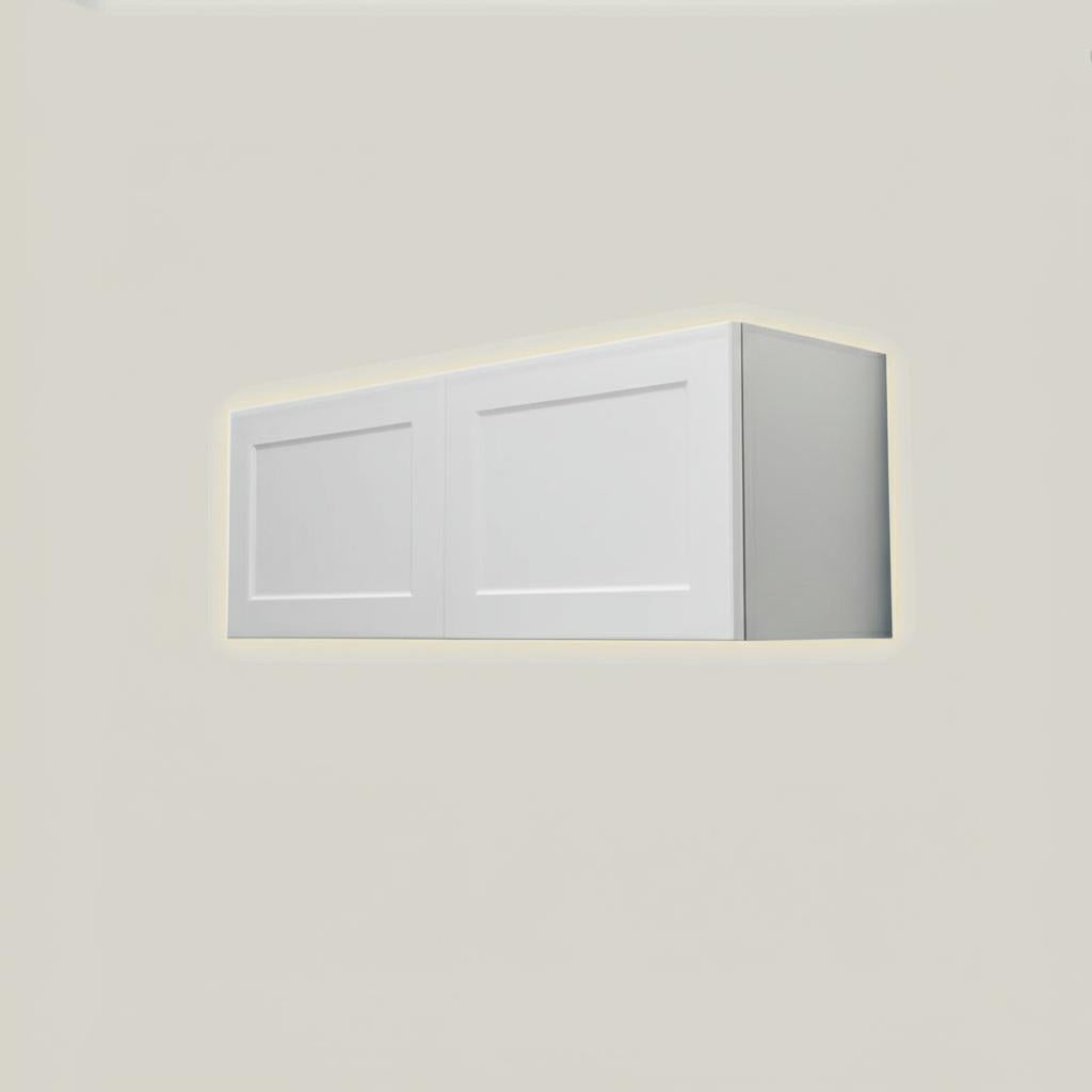 Hampton Bay Designer Series Melvern Assembled Wall Kitchen Cabinet in White
