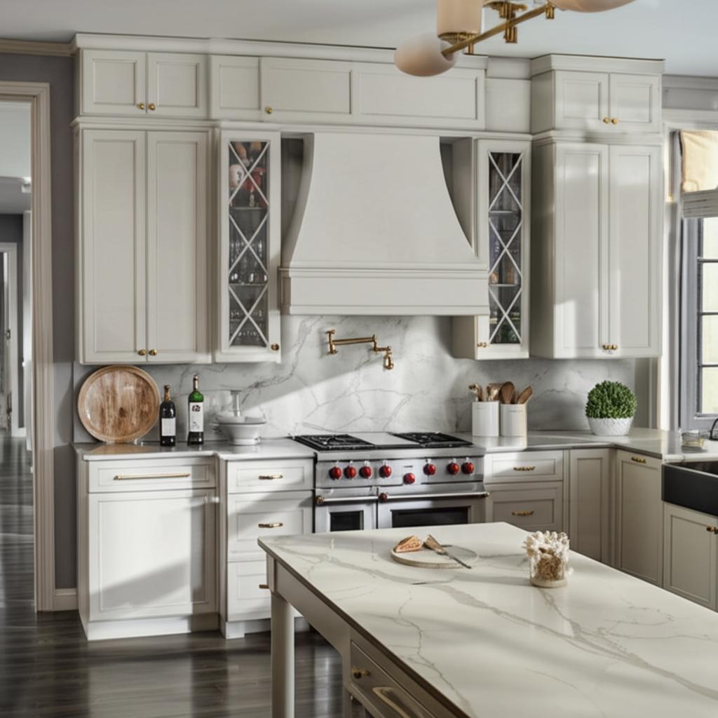 Hampton Bay Designer Series Melvern Assembled Wall Kitchen Cabinet in White
