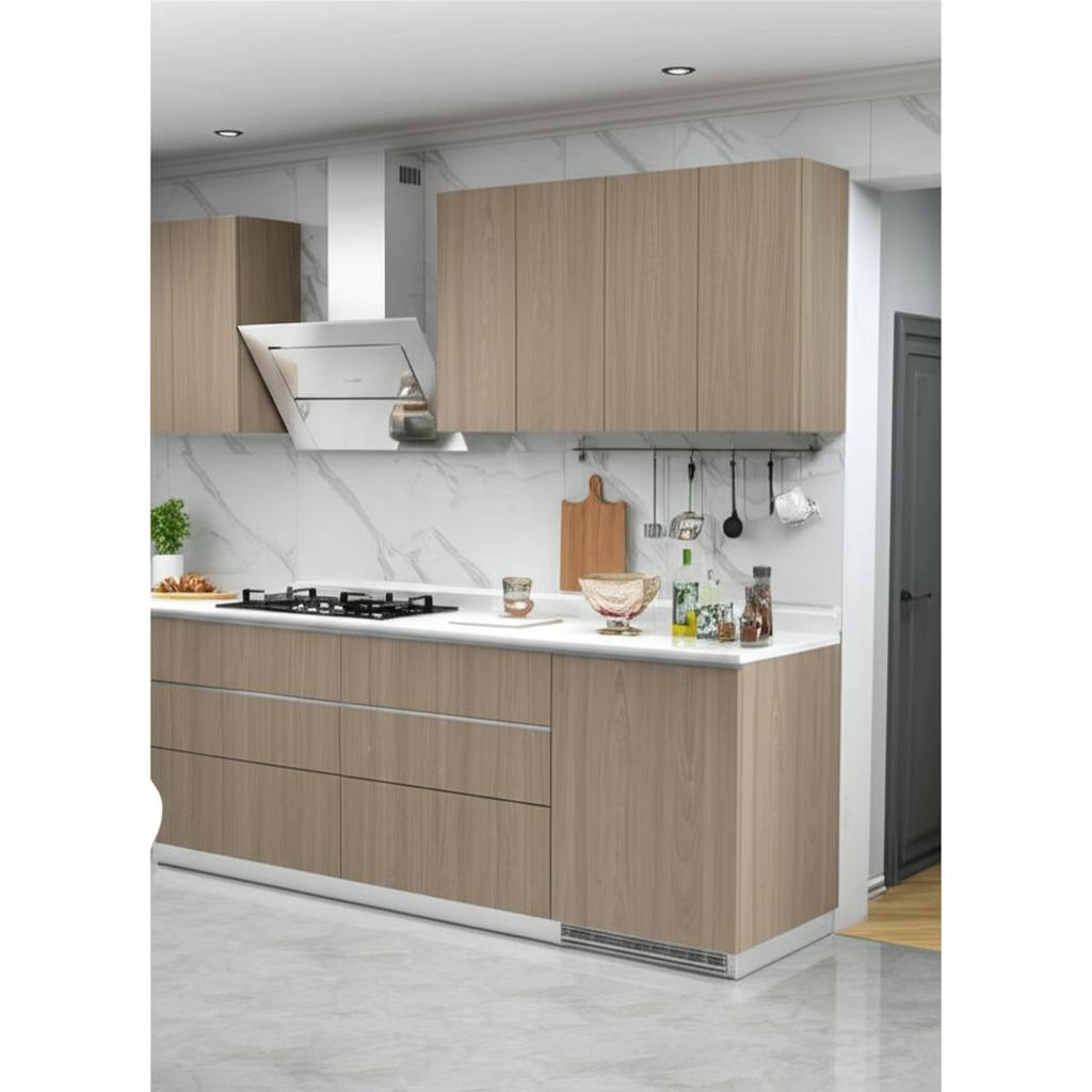 Hampton Bay Designer Series Edgeley Wall Kitchen Cabinet in Driftwood