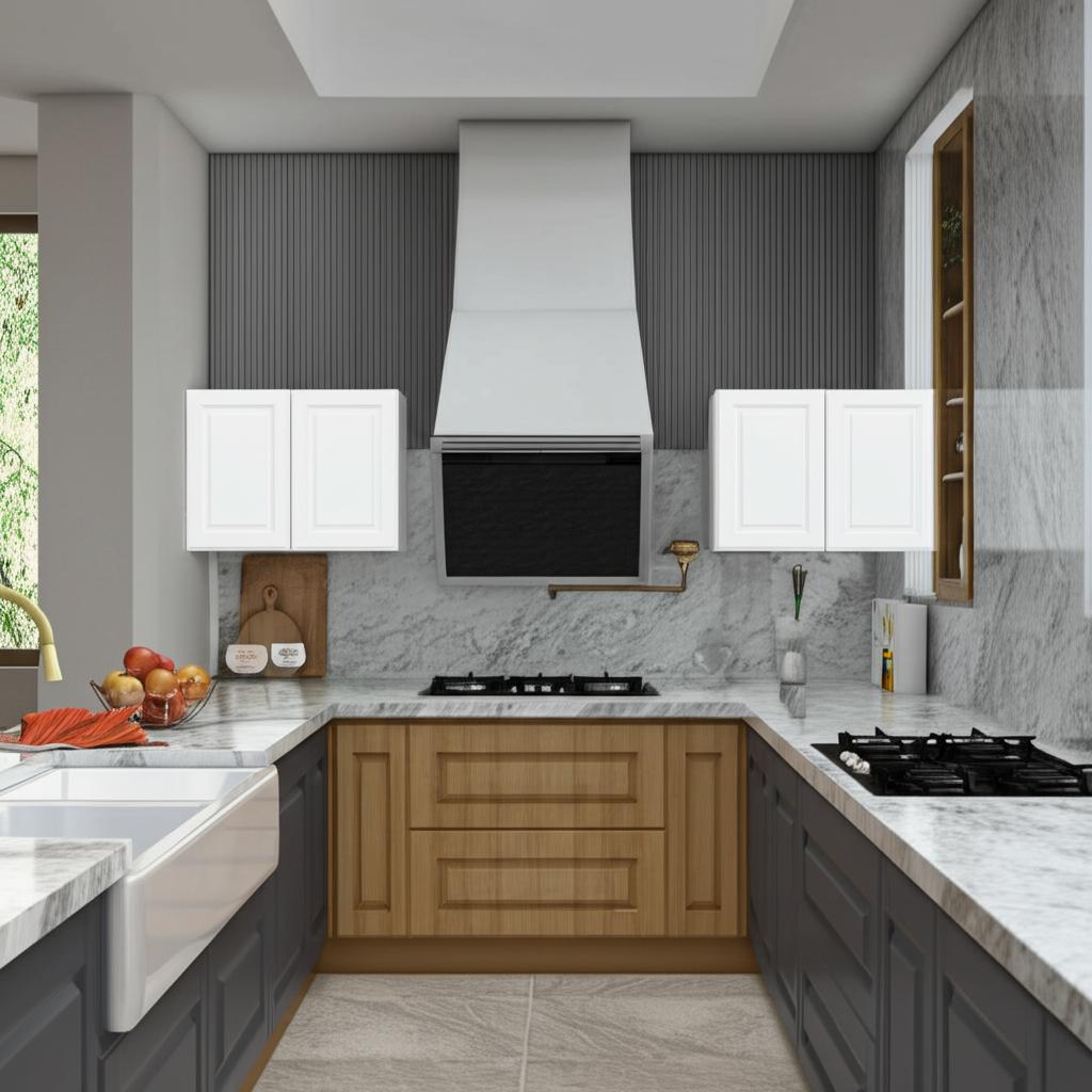 Hampton Bay Designer Series Elgin Assembled Wall Kitchen Cabinet in White