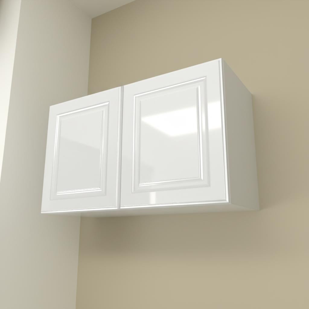 Hampton Bay Designer Series Elgin Wall Kitchen Cabinet in White
