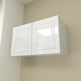 Hampton Bay Designer Series Elgin Wall Kitchen Cabinet in White