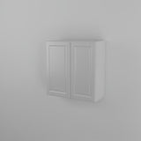 Hampton Bay Designer Series Elgin Wall Kitchen Cabinet in Heron Gray