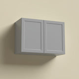 Hampton Bay Designer Series Melvern Wall Kitchen Cabinet in Heron Gray