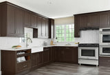 Hampton Bay Shaker Wall Kitchen Cabinet in Brindle - 18" W x 12" D x 42" H