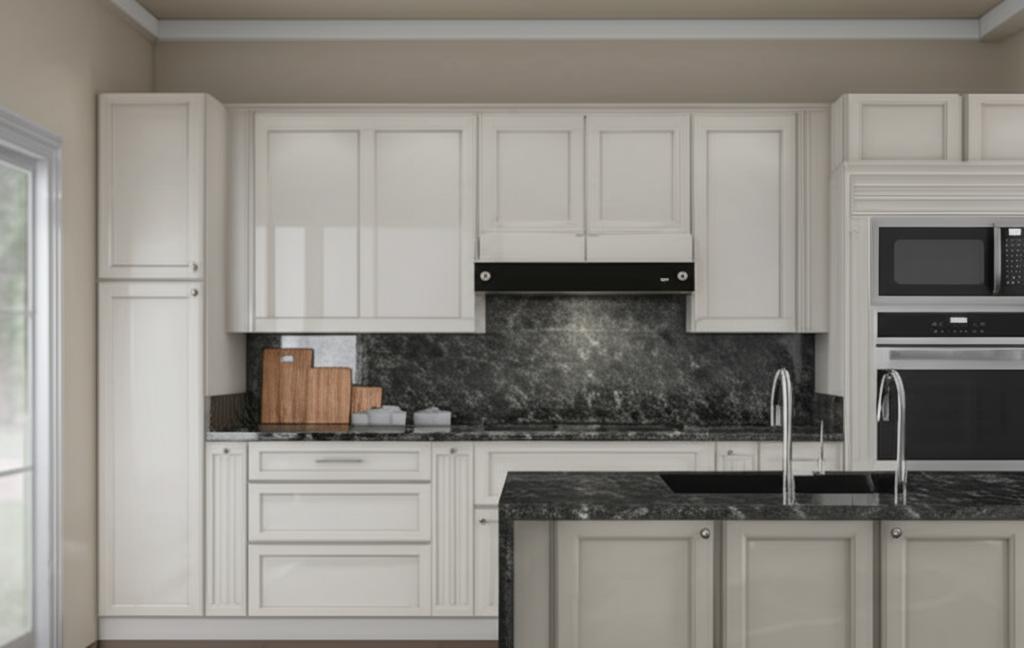 Hampton Bay Designer Series Melvern Assembled Wall Kitchen Cabinet in White
