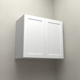 Hampton Bay Designer Series Melvern Assembled Wall Kitchen Cabinet in White