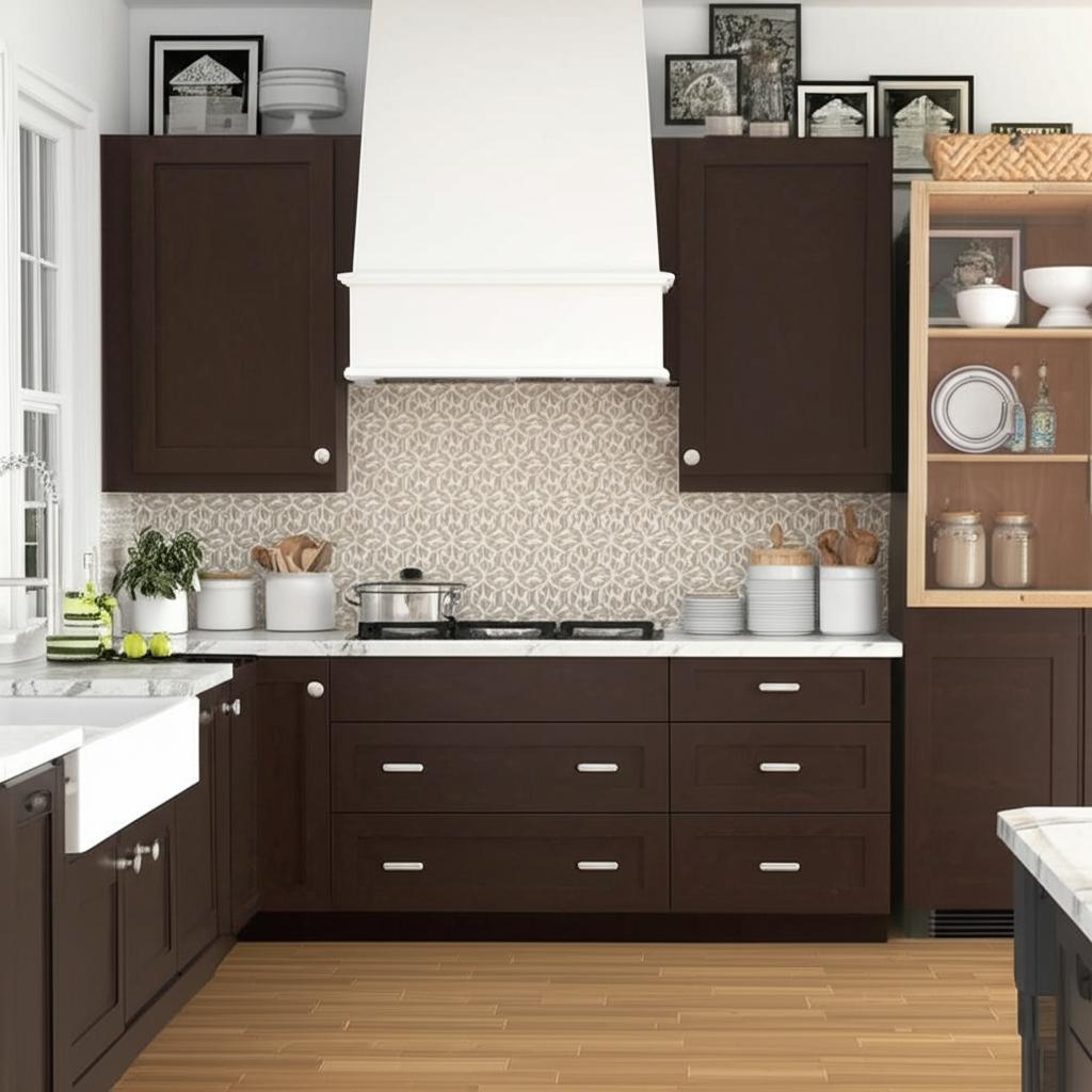 Hampton Bay Designer Series Soleste Wall Kitchen Cabinet in Spice