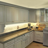Hampton Bay Designer Series Elgin Wall Kitchen Cabinet in Heron Gray