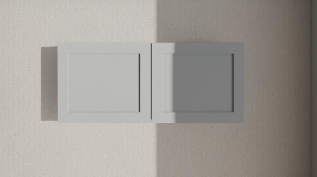 Hampton Bay Designer Series Melvern Wall Kitchen Cabinet in Heron Gray