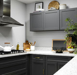 Hampton Bay Designer Series Melvern Storm Gray Shaker Wall Kitchen Cabinet