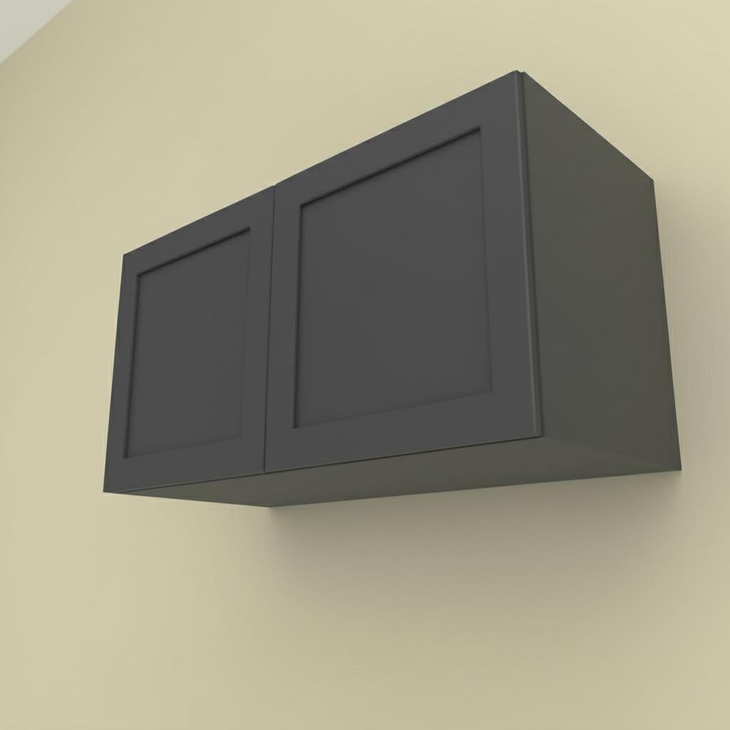 Hampton Bay Designer Series Melvern Storm Gray Shaker Wall Kitchen Cabinet