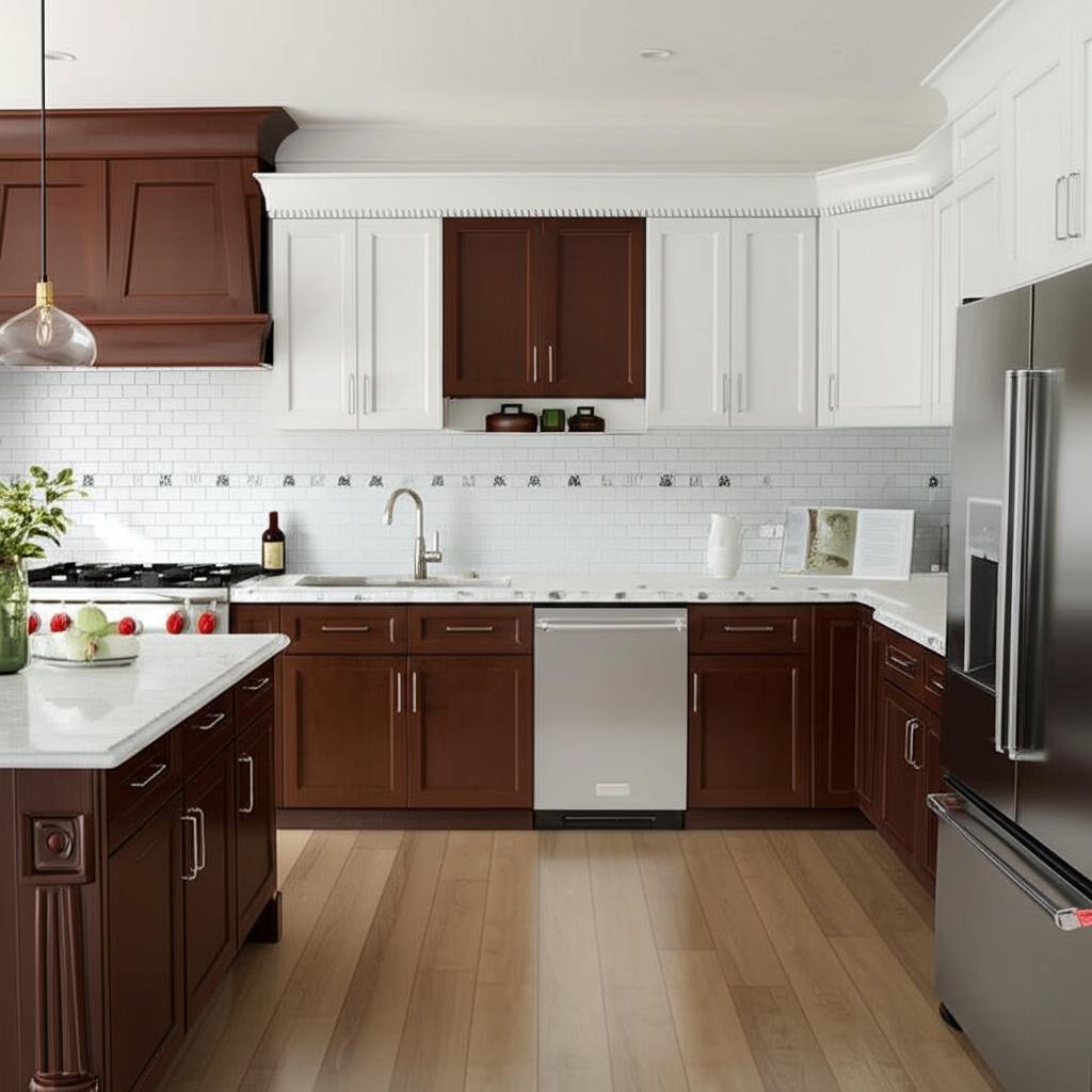 Hampton Bay Designer Series Soleste Wall Kitchen Cabinet in Spice