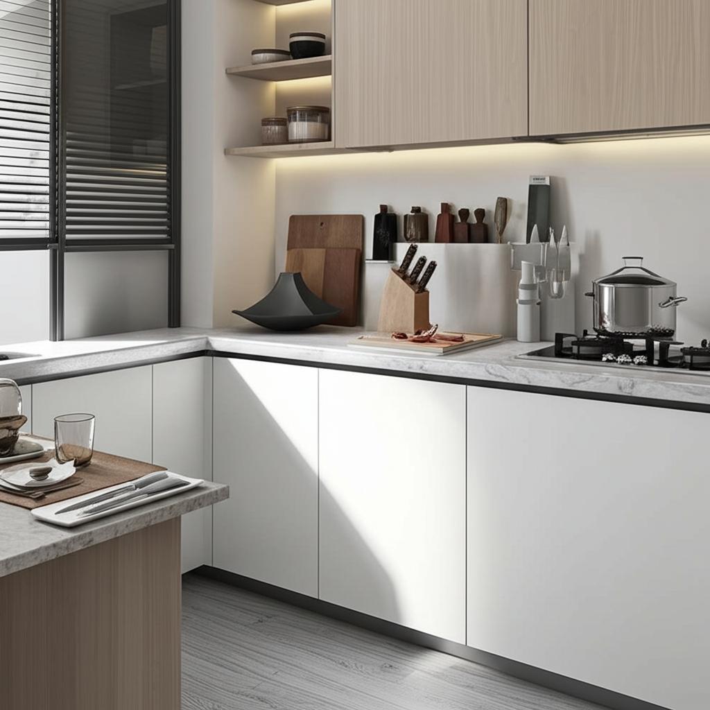 Hampton Bay Designer Series Edgeley Wall Kitchen Cabinet in White