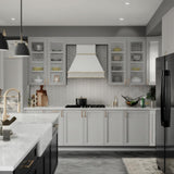 Hampton Bay Designer Series Melvern Wall Kitchen Cabinet in Heron Gray