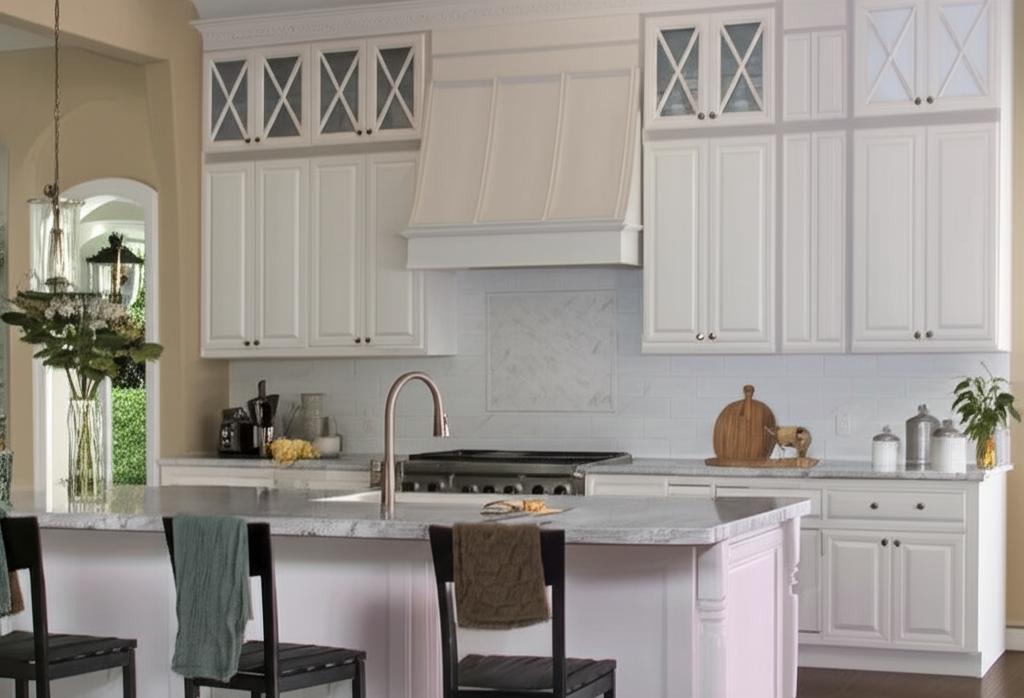 Hampton Bay Designer Series Elgin Wall Kitchen Cabinet in White
