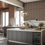 Hampton Bay Designer Series Edgeley Wall Kitchen Cabinet in Driftwood