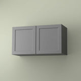 Hampton Bay Designer Series Melvern Wall Kitchen Cabinet in Heron Gray