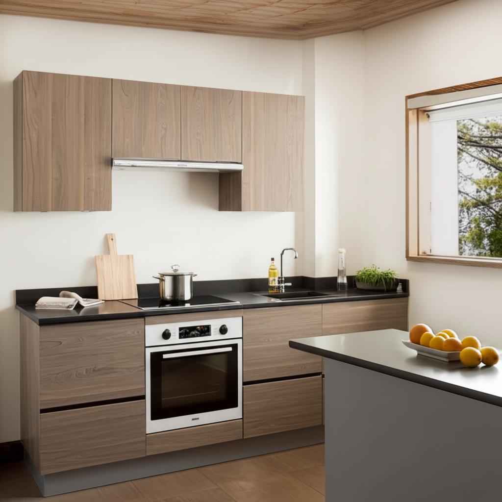 Hampton Bay Designer Series Edgeley Wall Kitchen Cabinet in Driftwood