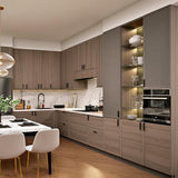 Hampton Bay Designer Series Edgeley Wall Kitchen Cabinet in Driftwood