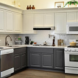 Hampton Bay Designer Series Elgin Wall Kitchen Cabinet in Heron Gray