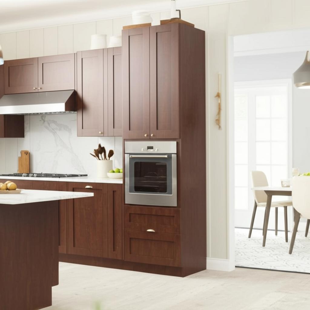 Hampton Bay Designer Series Soleste Assembled Wall Kitchen Cabinet in Spice