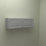 Hampton Bay Designer Series Elgin Wall Kitchen Cabinet in Heron Gray
