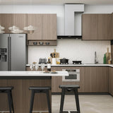 Hampton Bay Designer Series Edgeley Wall Kitchen Cabinet in Driftwood