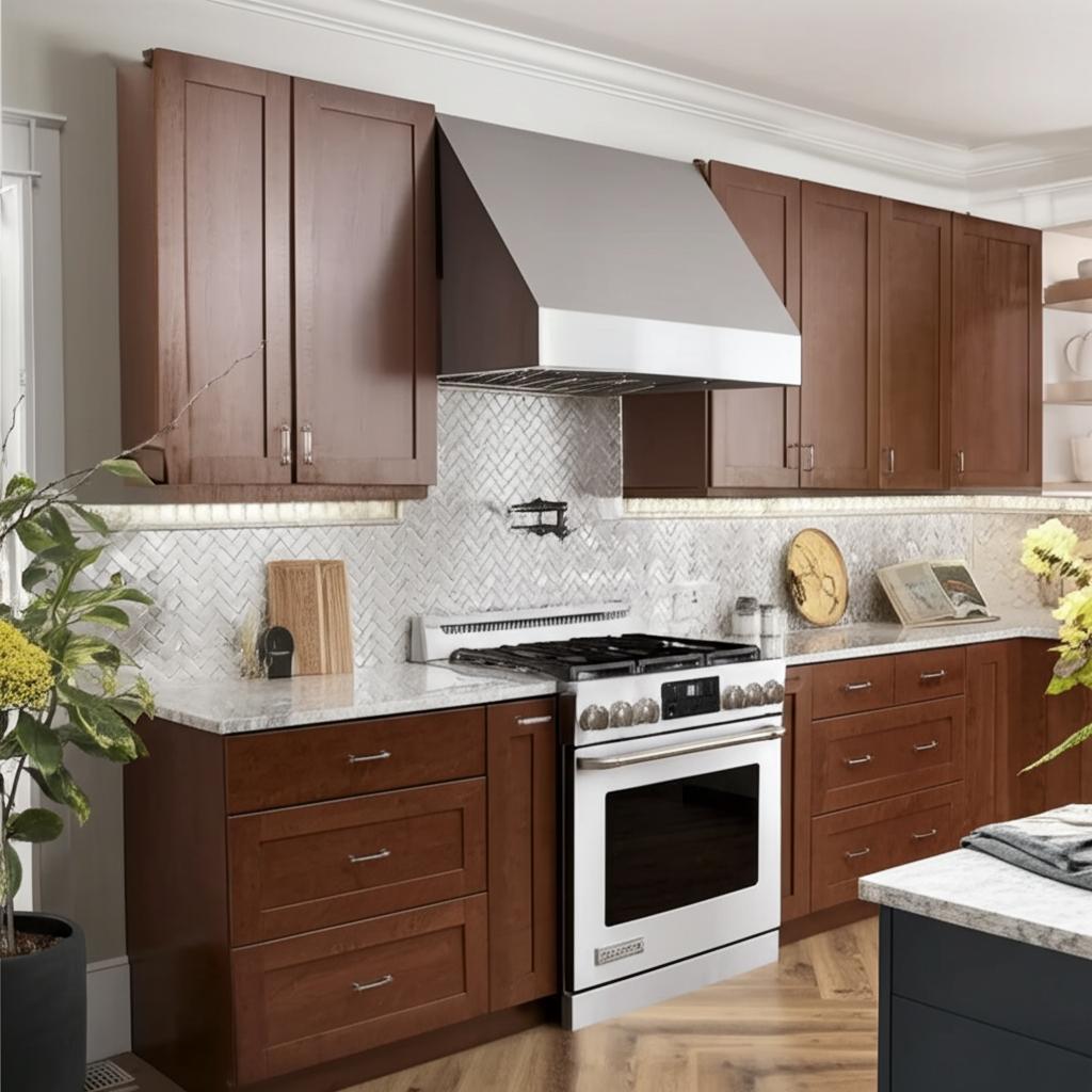 Hampton Bay Designer Series Soleste Wall Kitchen Cabinet in Spice