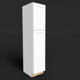 Hampton Bay Shaker Pantry Kitchen Cabinet in Satin White