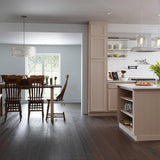 Hampton Bay 18 in. W x 24 in. D x 84 in. H Assembled Pantry Kitchen Cabinet in Unfinished with Recessed Panel