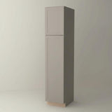 Hampton Bay Courtland Shaker Pantry Kitchen Cabinet in Sterling Gray