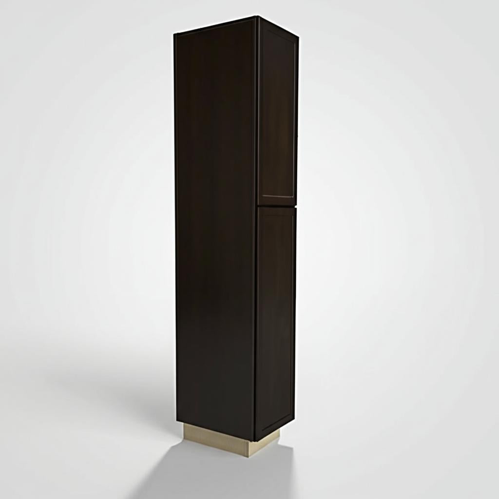 Hampton Bay Shaker Pantry Cabinet in Java - 18x24x96
