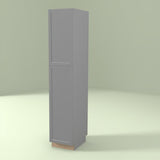 Hampton Bay Designer Series Melvern Storm Gray Shaker Pantry Cabinet
