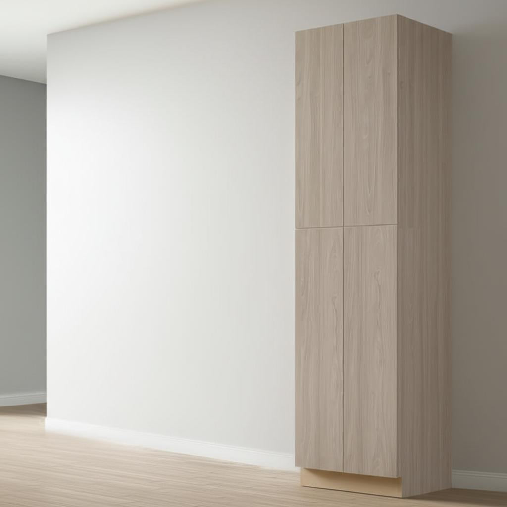 Hampton Bay Designer Series Edgeley Pantry Cabinet in Driftwood