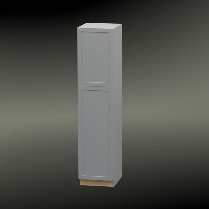 Hampton Bay Designer Series Melvern Storm Gray Shaker Assembled Pantry Kitchen Cabinet