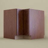 Hampton Bay Designer Series Soleste EZ Reach Corner Base Kitchen Cabinet in Spice