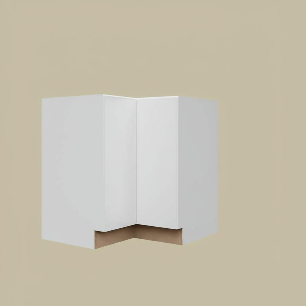Hampton Bay Designer Series Edgeley EZ Reach Corner Base Kitchen Cabinet in White