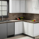 Hampton Bay Designer Series Elgin Corner Sink Base Kitchen Cabinet in White