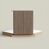 Hampton Bay Designer Series Edgeley Driftwood Corner Sink Base Cabinet