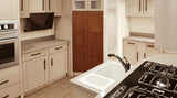 Hampton Bay Designer Series Soleste Corner Sink Base Kitchen Cabinet in Spice