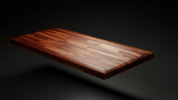Hampton Bay 5 ft. Finished Walnut Butcher Block Countertop